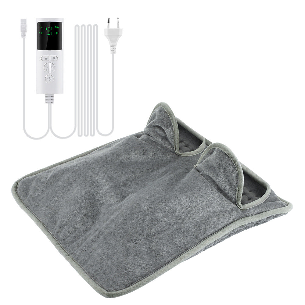 Electric Heating Foot Warmer Pad with Adjustable Temperature and Timer