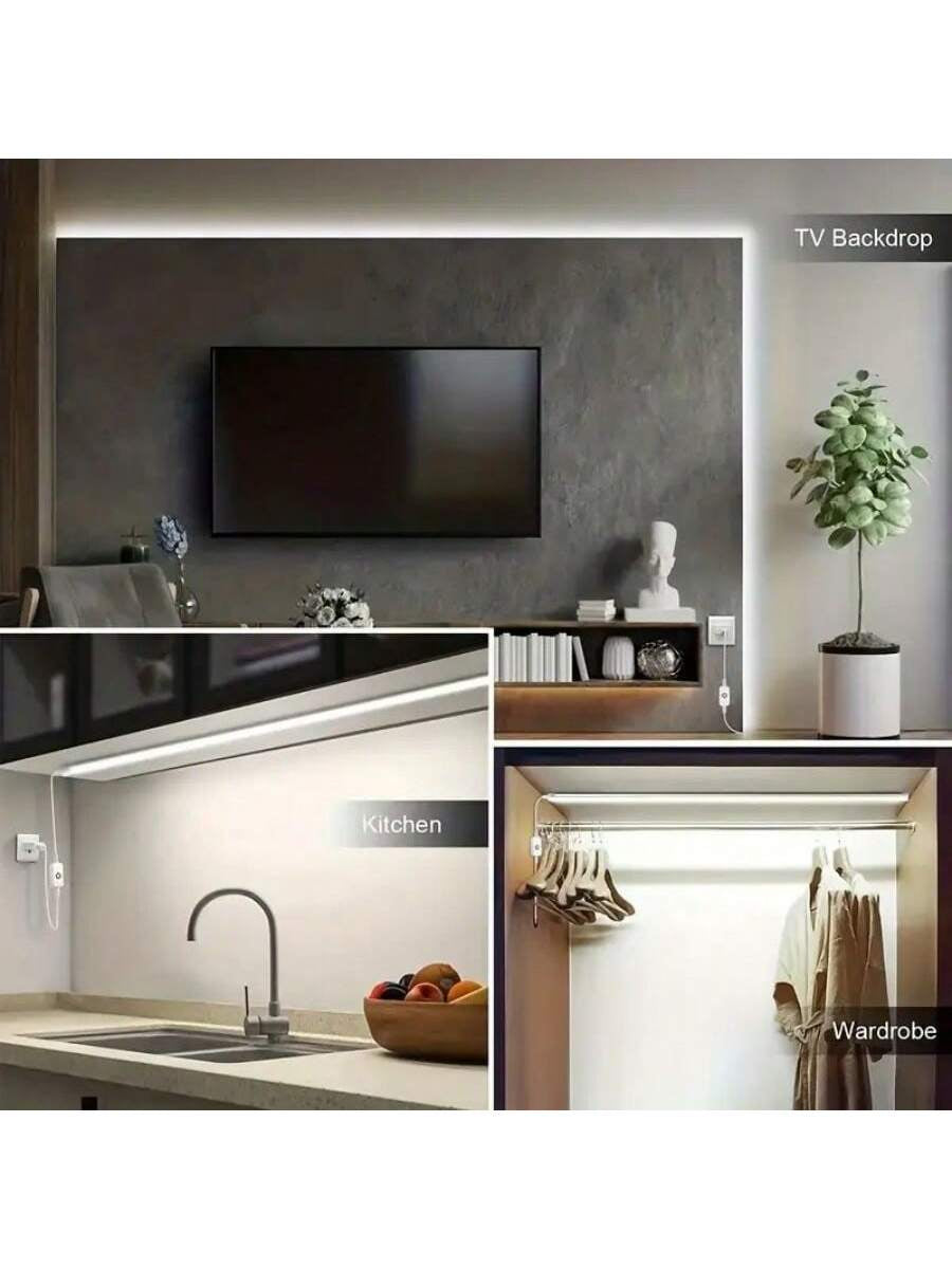 1Pc 5V Neon Flex Led Strip Light, 120 Smd2835 Led Waterproof Neon Rope Light, Ideal for Indoor or Outdoor Decoration, White