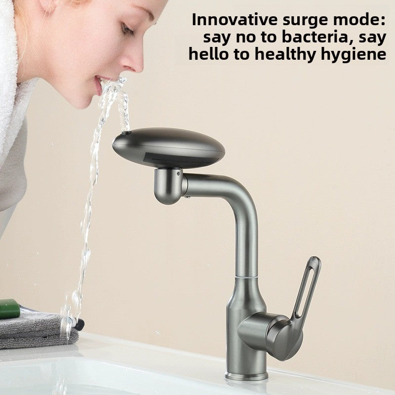 Torneira universal de quatro fases para lavatório de casa de banho